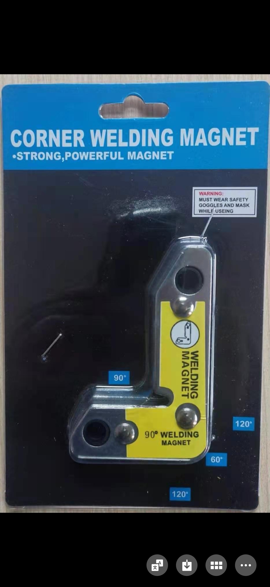 磁性焊接定位器直角款