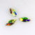 HandSewingDrillHorseEyeGlassDrillDIYClothingShoesBags Accessories Double Hole AB Colorful Flat Bottom Decorative Diamond