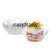 Disposable Dessert Cup Dessert Cup Cake Cup Ice Cream Cup Transparent Plastic Flower Dish with Lid PS Hard Plastic Cup