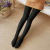 2021 Spring and Autumn High Waist Cotton Fleece-Lined Stirrup Leggings Dragon Fleece Outer Wear Body Stocking Micro Pressure Vertical Stripes Warm-Keeping Pants