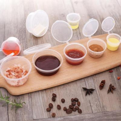 25/50/100/150ml Sauce Cup Seasoning Box 2 Oz Seasoning Box Salad Dressing Cup Jelly Cup Soy Sauce and Vinegar Box