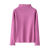 Half Turtleneck Wooden Ear Autumn and Winter New Bottoming Shirt Women's Mid Collar Versatile Slim-Fit Long Sleeve T-shirt Solid Color Inner Wear Top