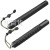 Expandable Baton Stretchable Baton Telescopic Plastic Soft Stick Self-Defense Martial Arts Supplies Three PC