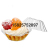 Disposable Dessert Cup Dessert Cup Cake Cup Ice Cream Cup Transparent Plastic Flower Dish with Lid PS Hard Plastic Cup