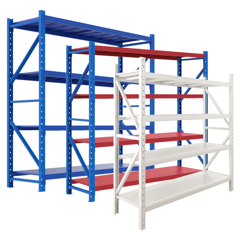 仓储货架五金仓库货架家用收纳架库房小铁架可拆装式多层自由货架