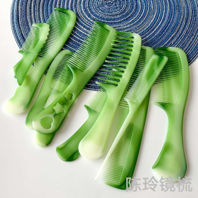 Beef Tendon Household Makeup on the Go Big Tooth Smooth Hair Curly Hair Long Hair Suit Portable with Small Comb Women
