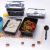 500/650/700/1000ml Rectangular Black Disposable Lunch Box Takeaway Packing Box Fast Food Lunch Box