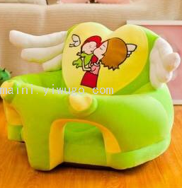 Baby Learn to Sit on Sofa Cartoon Child Small Sofa Sitting Stool Anti-Flip Newborn Infant Early Education Anti-Fall Seat