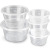 Round 750ml Disposable Transparent Plastic Take out Take Away Chopsticks Lunch Box Thickened Soup Bowl with Lid Frosted Blossom Wholesale