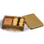 Creative Tinplate Boxes Wedding Candies Box Gold Series Frosted Tinplate Candy Card Headdress Storage Packaging Iron Box