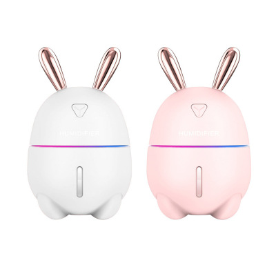 Cute Rabbit Mini Humidifier USB Household Silent Bedroom Small Desktop Air Atomizing Hydrating Creative Cute Pet