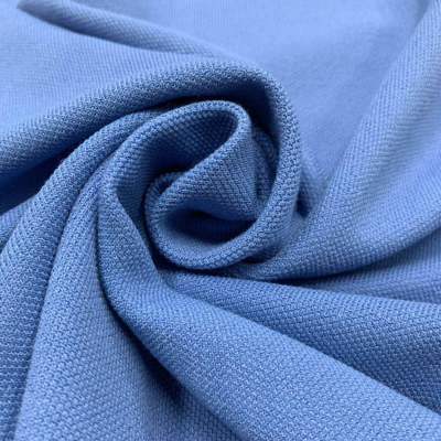 Manufacturers Supply T/R Spandex Beaded Mesh Fabric Polyester Viscose PK Beaded Mesh Fabric Polo Shirt Fabric