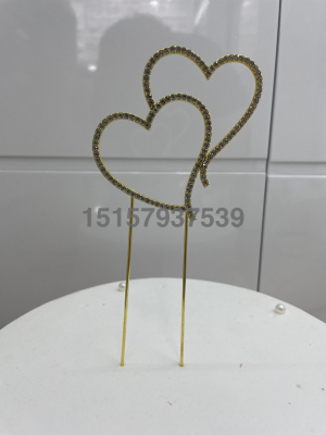 Alloy Spot Drill Cake Insert Metal Diamond Cake Decoration