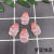 Transparent Strawberry Milk Flat Resin Accessories