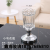 Glass Vase Crystal Glass Base Vase European Crafts Decoration Model Room Villa High Candlestick