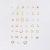 Nail Beauty Rivets Japanese Style Hollow Small Rivets DIY Nail Art Metal Frame Rivets Braided Ring Copper Sheet Rivets