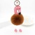 Koorol Flamingo Fur Ball Keychain Pendant Creative Flamingo Plush Bag Pendant Car Pendant