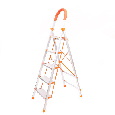 Retractable Lightweight 7-Step 6-Step 5-Step Spot Stainless Steel Ladder Home Home Indoor Folding Thickening Reinforcement