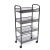 Removable Installation-Free Baby Products Storage Rack Storage Rack with Wheels Multi-Layer Floor Folding Trolley Kitchen Bathroom