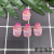 Transparent Strawberry Milk Flat Resin Accessories