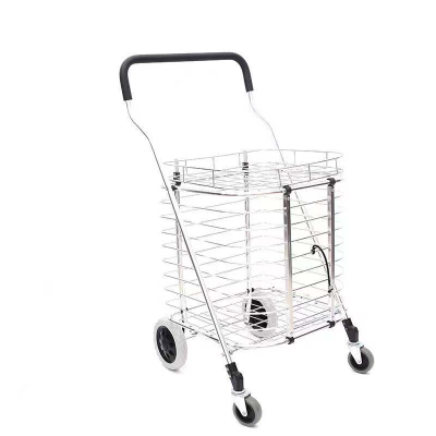 Alloy Luggage Trolley Shopping Cart