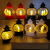 New Retro Creative Flat Barn Lantern LED Electronic Candle Light Retro Style Lamp GD Simulation Portable Factory Wholesale