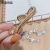 Popular Rhinestone Hair Accessories Side Clip Spring and Summer Diamond-Embedded Double Bow Cute Student Press Clip Hairpin Hair Ornaments