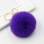Koorol Hairy Ball Keychain Creative Car Pendant Plush Bag Pendant 8cm Imitate Rex Rabbit Fur Pendant