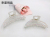 White Colorful Claw Clip Back Head Fashion Big Claw Shape Shark Claw Hairpin Bead Integrated Claw