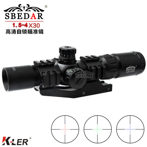 1.5-4x30be lock waterproof anti-seismic metal optical telescopic sight