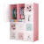 Jiiran Simple Wardrobe Cartoon Children's Storage Cabinet Plastic Combination Bold Solid Economy Baby and Infant Small Wardrobe