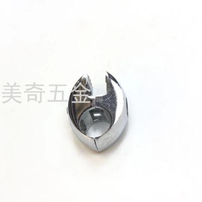 Round Pipe Connector Aluminum Alloy Shelf Display Stand Two-Way Connector round Pipe Fastener Two-Way Pipe Clamp Connector