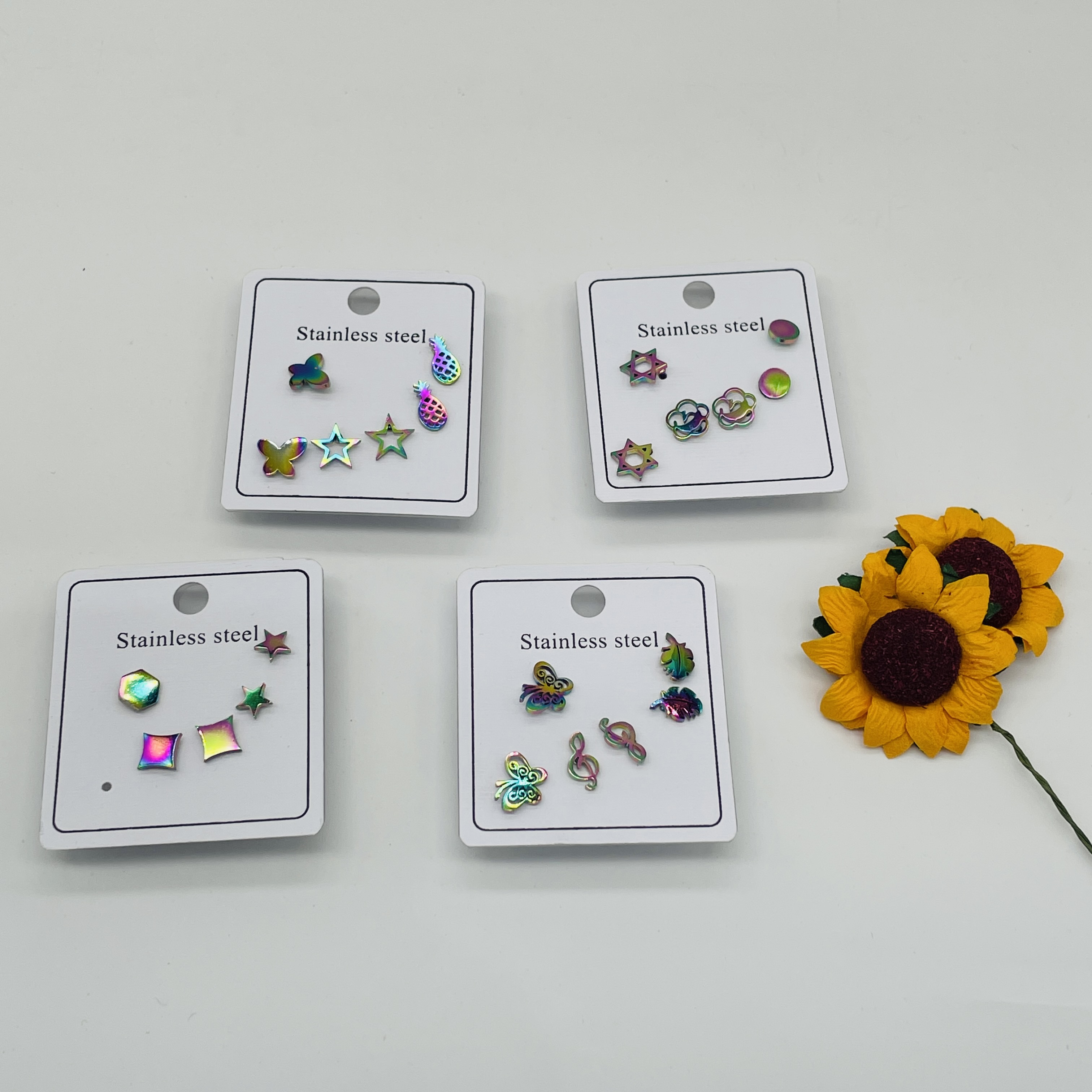 气质耳钉高级感网红耳饰女不锈钢小巧新款潮韩版时尚耳环