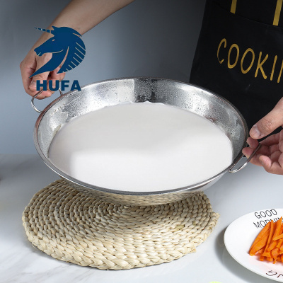 304 Stainless Steel Cold Noodle Plate Noodle Cold Leather Making Tools Steamer for Le Rouge Perfecto Plate Household Rice Noodles Steaming Plate