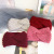 Cross-Border Amazon New Children's Warm Eight-Character Knitted Wool Headband Autumn and Winter Foreign Trade Handmade Hair Band Wholesale