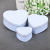Wedding Supplies Return Gift Creative Tinplate Candy Box White Series Heart-Shaped Multiple Models Candy Box