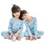 Children's Underwear Suit Pure Cotton Baby Long-Sleeved Pajamas Warm Long Johns Top & Bottom Young and Older Boys and Girls Homewear Children's Clothing