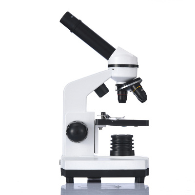 1600x Zoom Microscope 3-Hole Tilting Converter Adjustable Brightness Microscope Laboratory Biological Microscope