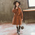 Girls Trench Coat Mid-Length Spring and Autumn 2021 New Korean Style Fashion and Trendy Clothes Children's Clothing Medium and Big Children's Casual Top