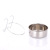 Stainless Steel Pet Tableware Pet Supplies for Household Pet Bowl Dog Bowl Kitten round Basin Trough