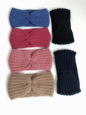 Women's Autumn and Winter Warm Hair Band Wool Knitted Elastic Headband Autumn/Winter Japanese and Korean Hair Band