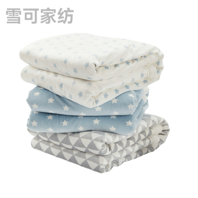 Double-Layer Thickened Blanket Nap Baby Kindergarten Velvet + Comfortable Cotton Velvet