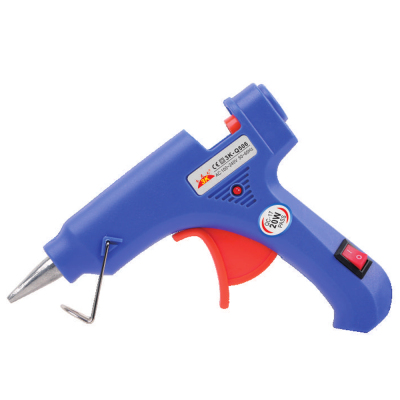 Blue Hot Melt Glue Gun with Switch 20W Small Glue Gun High Temperature Quick Melt Glue Gun Factory Direct Sales