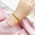 Elegant Personalized Bag Alluvial Gold Bracelet Female No Color Fading Adjustable Plated 18K Gold Bracelet Sparkling Bracelet Tide