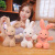 New Eight-Inch Scarf Rabbit Plush Toy Doll Prize Claw Doll Doll Cute Bunny Children Sleep Companion Pillow