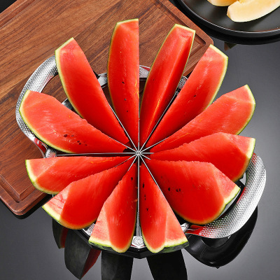 Stainless Steel Watermelon Slicer Watermelon Cut Cantaloupe Splitter plus-Sized Size Household Factory Direct Supply TikTok