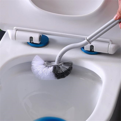 Bathroom Multi-Functional Toilet Brush 360 Degrees Non-Dead Angle Long Handle Toilet Cleaning Brush Multi-Functional Floor Tile Brush
