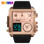 Skmei Southeast Asia Hot Sale Square Dial Men's Business Electronic Watch Multi-Function Belt Waterproof Sports Men's Watch