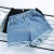 Denim Shorts Women's Summer 2021 New Loose-Fitting Hot Pants Frayed Students All-Match Black High Waist Jeans