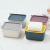 LHS Soap Dish with Lid Travel Portable Dormitory Soap Box Drain Seal with Brush Travel Soap Box Soap Dish